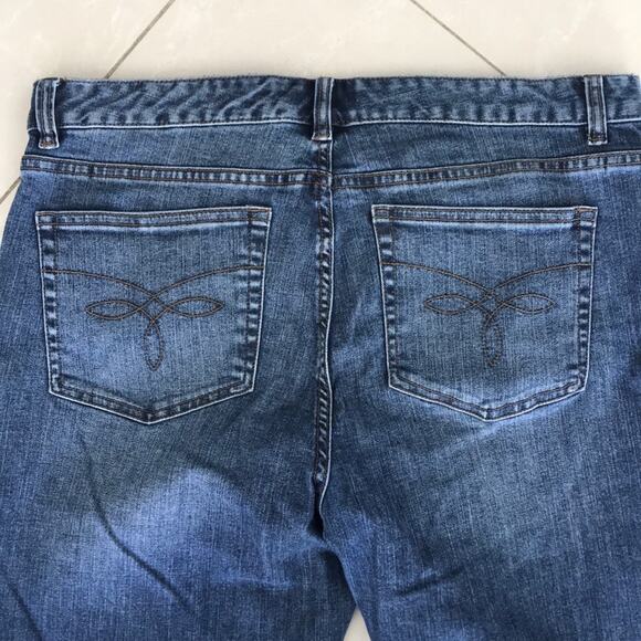 RL Chaps Denim Madden Straight Leg Jeans Size 12 - Picture 4 of 7